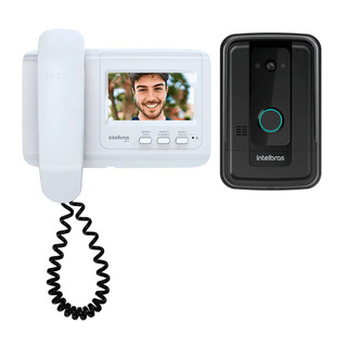 Videoporteiro residencial com mofone Intelbras IVR 4