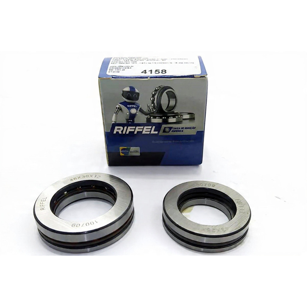 CAIXA DE DIRECAO ESFERICA RIFFEL COMPATÍVEL COM YBR125/NEO115/CRYPTON115/DT180/RD135/RD125/RDZ125