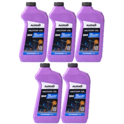 Kit 5L Óleo De Motor 15W40 API SM Semissintético Radnaq 1 Litro