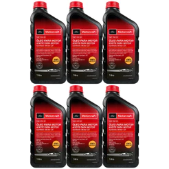 Kit 6 Litros 5W30 FORD Motorcraft 100% Sintetico Original + Etiqueta Revisão Original Ford