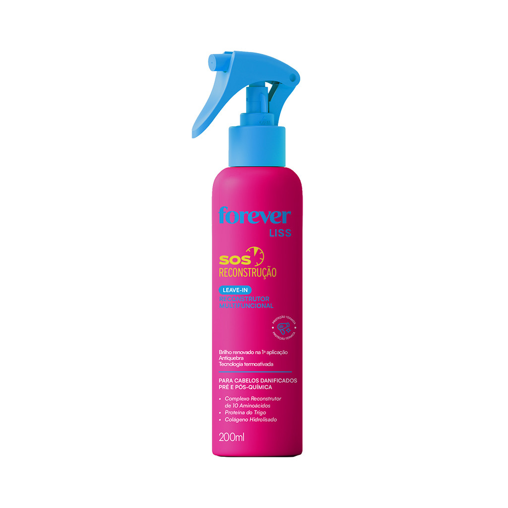 Leave-in Multifuncional SOS Reconstrução Forever Liss 200ml