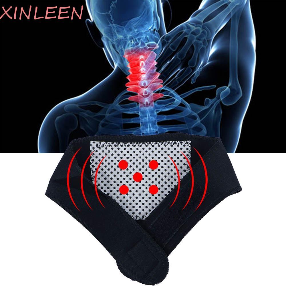 XINLEEN Almofada De Autoaquecimento Para Aliviar A Dor , Massageador De Turmalina , Terapia De Disco Cervical , Colar De