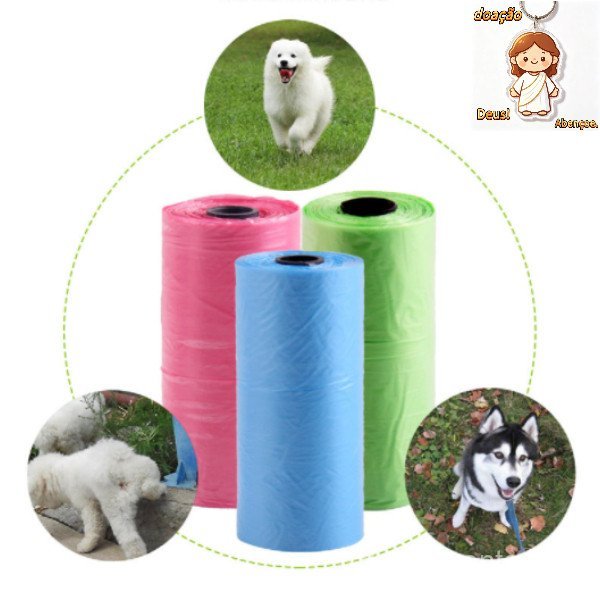 300 Pcs Refil Cata Coco Sacolas Saquinhos Biodegradável Prático Para Pet