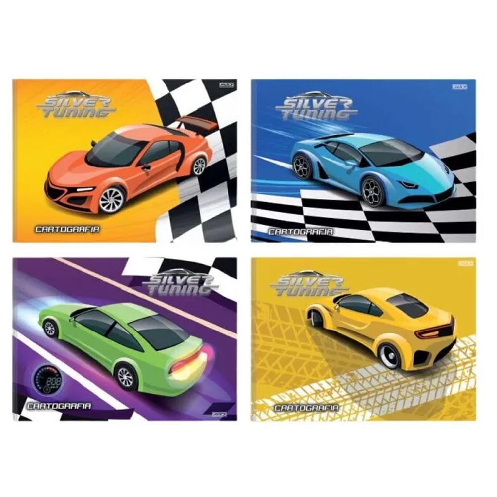 CADERNO CALIGRAFIA 1/4 48 FOLHAS SILVER – SÃO DOMINGOS - UNITÁRIO E SORTIDO
