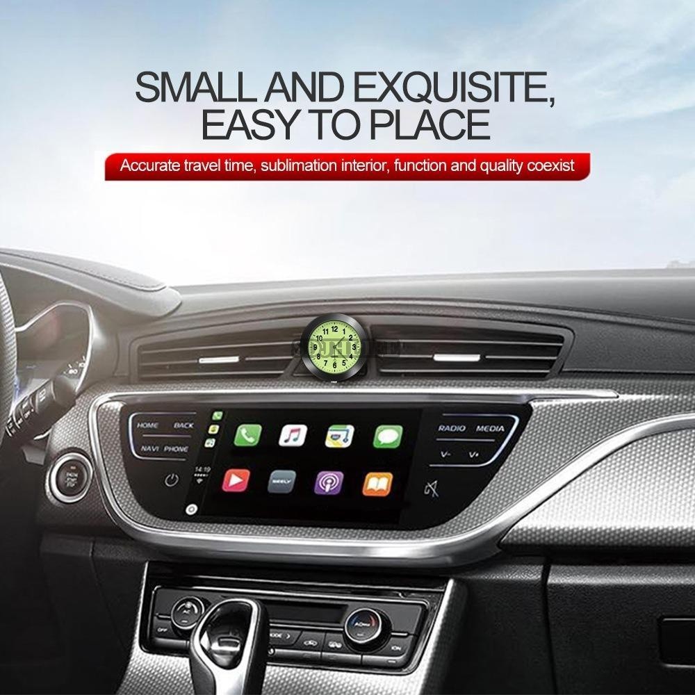 Relógio Luminoso Para Carro Com Painel Digital-Redondo Eletrônico Automóveis