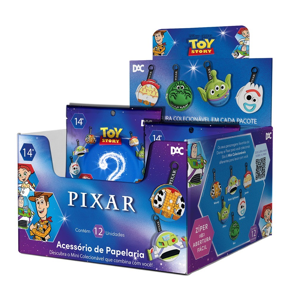 Chaveiro Acessório Colecionável SURPRESA Disney Toy Story - DAC