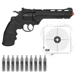 Revólver Pressão Vigilante Crosman DualAmmo 4.5+01 +Co2