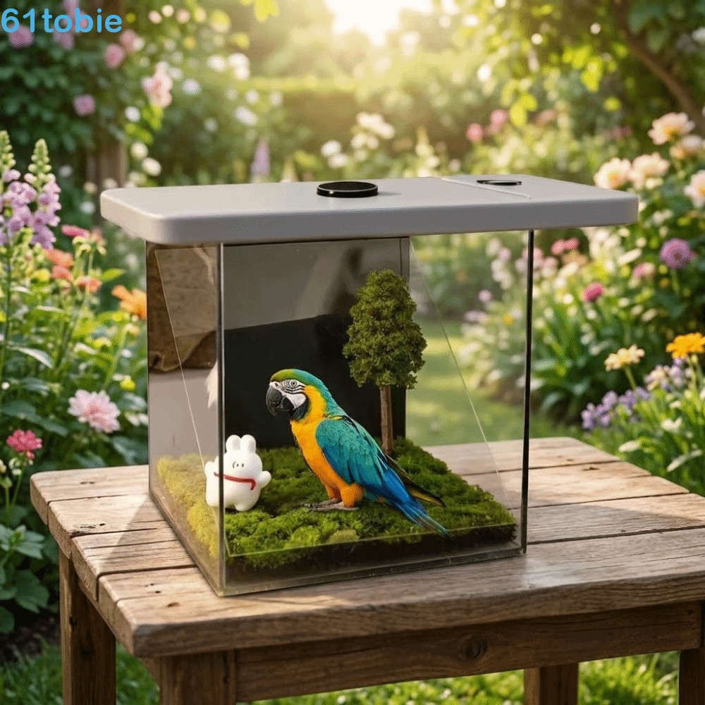 Lembrança De Animal De Estimação TOBIE , Projeção Holográfica Acrílica 3D Para Animais , Caixa Memorial
