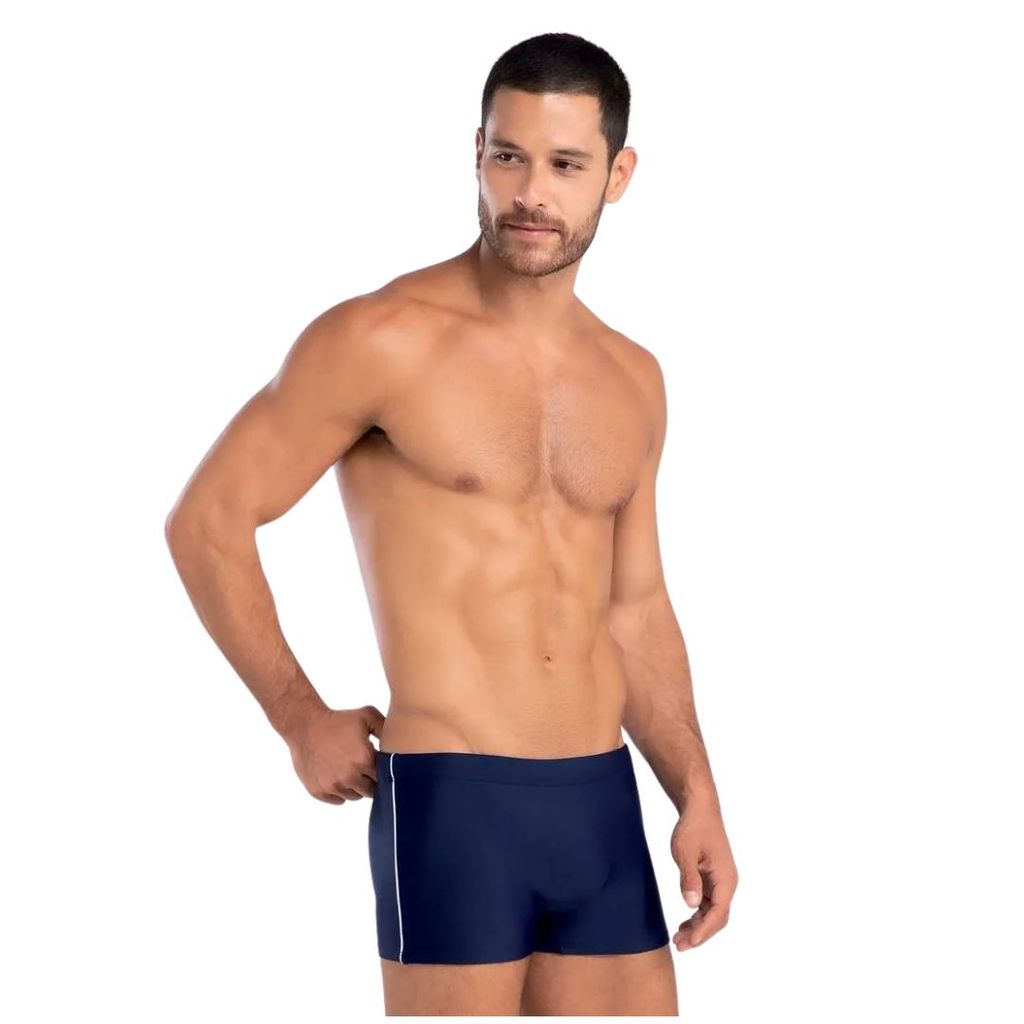 Sunga Boxer Lisa Masculina Mash com Cordão Interno Resistente ao Cloro Original
