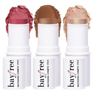 Conjunto de três peças de blush em creme Bayfree, à prova d'água e leve, pode ser usado nas bochechas, lábios e olhos, a