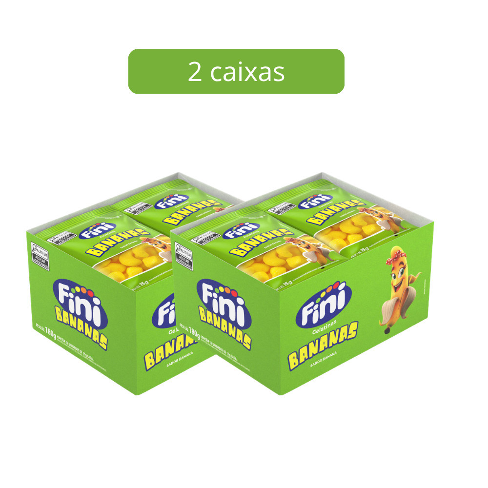 Kit 2 Finis Bananas 12 unidades de 15g