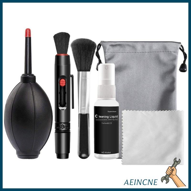 AEIN 6-Em-1 Kit Limpeza Câmera Profissional Poeira Macio Para Óculos Relógios Inteligentes Lente Digit