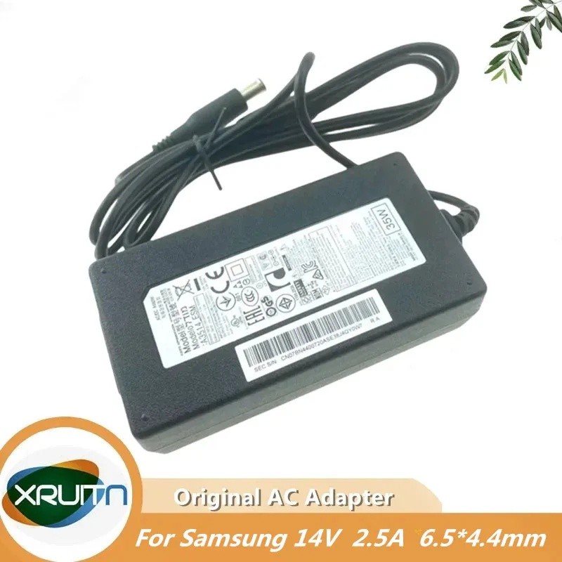 Genuíno A3514-ESM 14V 2.5A 35W AC DC Adaptador Carregador Para Samsung C27R50 LC
