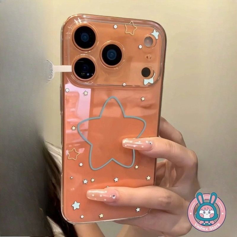 Capa De Telefone Com Estrelas Simples Para Samsung Galaxy A91 M80S A7 A73 A72 A71 A70S A57 A55 A54 A53 A52S A51 A50S A42