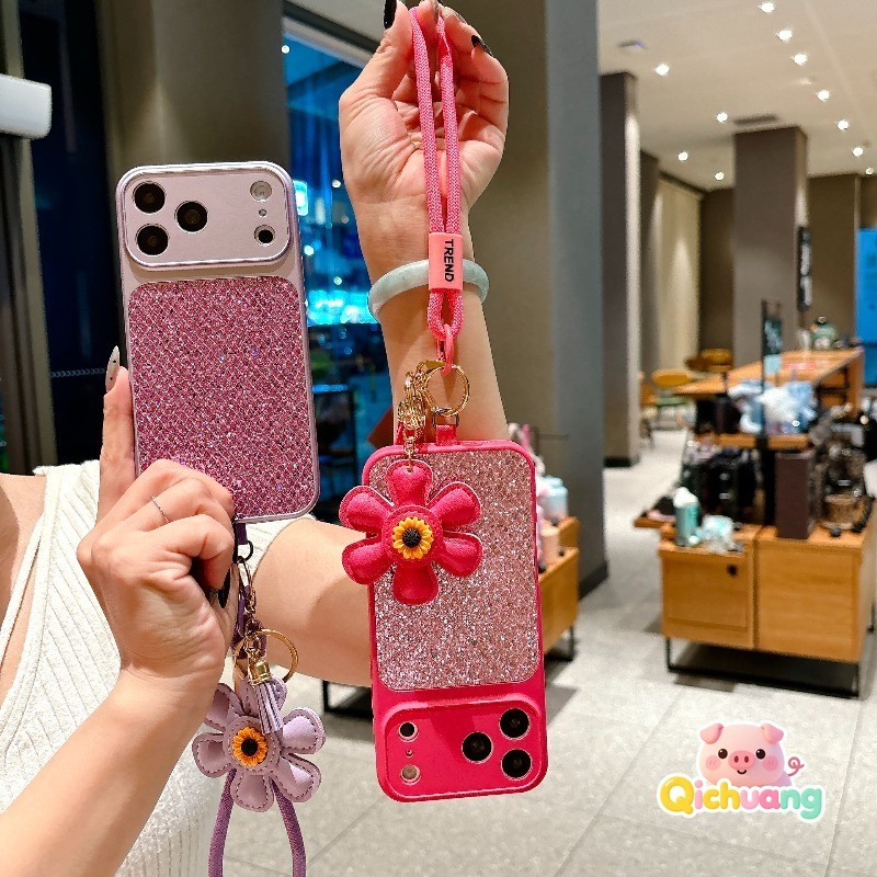 Capa De Telefone Com Pingente De Girassol Para Samsung Galaxy A37 A27 A17 A36 A35 A34 A33 A32 A26 A25 A24 A23 A54 A53 A5