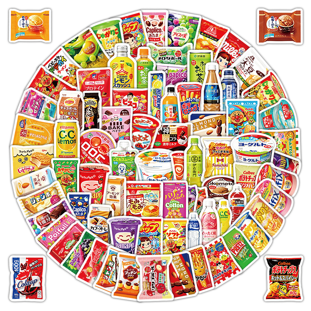 Pacote De Adesivos De Comida E Bebida Deliciosa 112 Unidades , Decorativos Inspirados Em Lanche Casual Para Scrapbooking