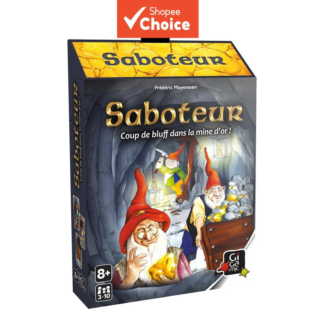 Saboteur Jogo De Cartas Tabuleiro Para Crianças E Família Estratégia Festa Quebra-Cabeça Idade 8 Plus 3 10 Jogadores