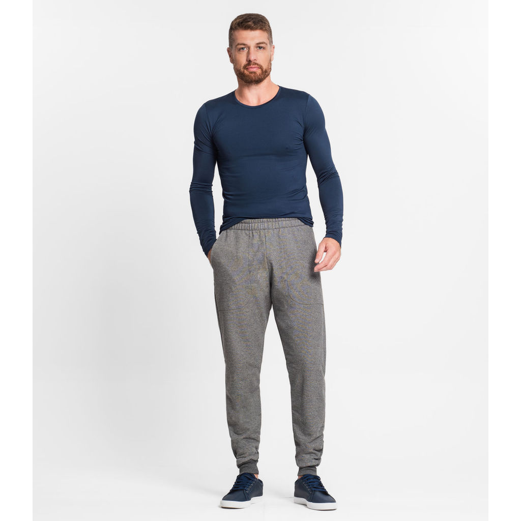 Calça Masculina Em Moletom Peluciado Diametro Cinza