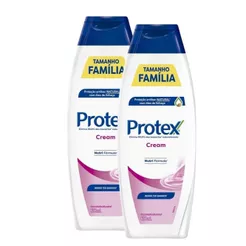 Kit 2 Sabonete Líquido Protex Cream com 650ml