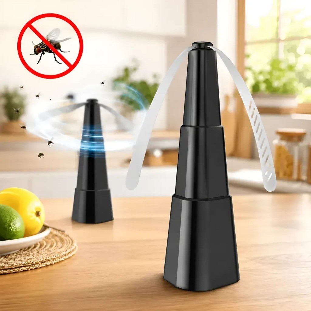 Ventilador Contra Mocas Repelente para Mesa afasta MoscasPendurar