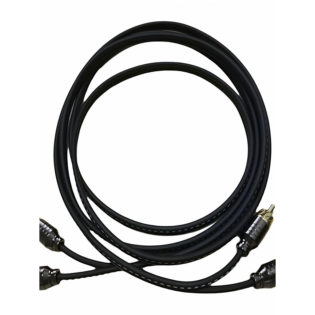 Jicheng Lotus Cabo de áudio Lotus Cable Four-End rca Cable Linha paralela Cabo de fileira dupla Áudio Esquerda Direita C