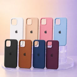 BGM—Capinha Case Silicone Aveludada Para capinha iphone 11 12 13 14 15 16 Pro Max Premium