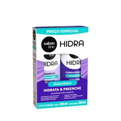 Kit Shampoo e Condicionador Hidra Hialurônico Salon Line 300ml