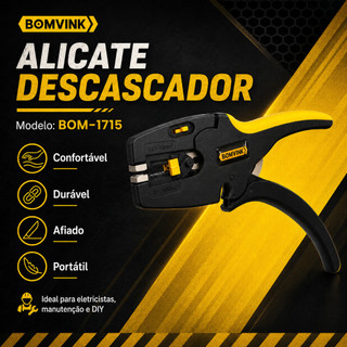 Alicate Desencapador Decapador Automático Fios 0.08 a 10mm Profissional Eletricista