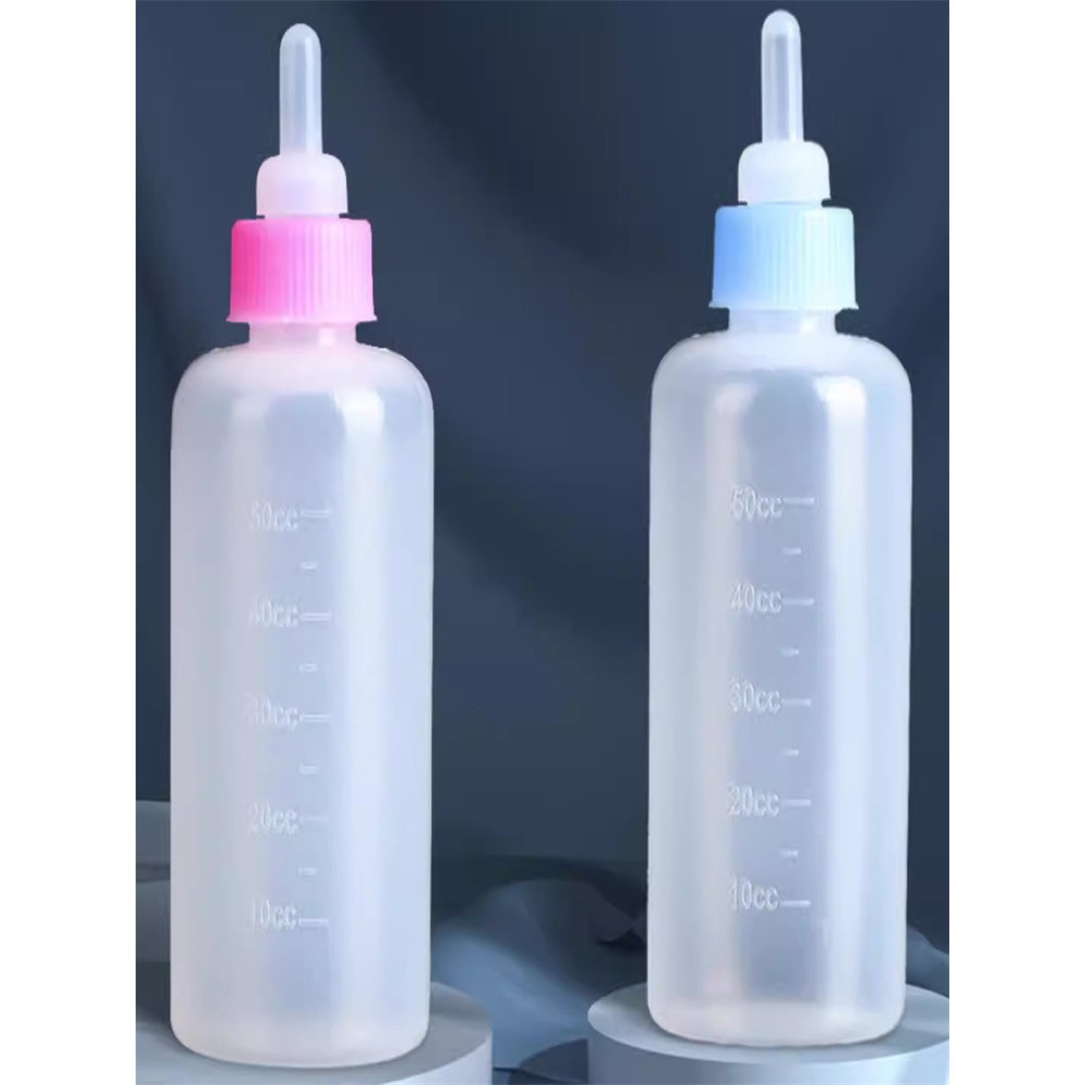 Conjunto de garrafas para animais de estimação Alimentador de quatro mamilos Suprimentos para animais de estimação Filho