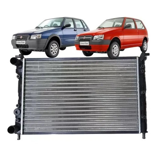 Radiador Uno Fire 2004 2005 2007 2009 2011 2013 Com Ar