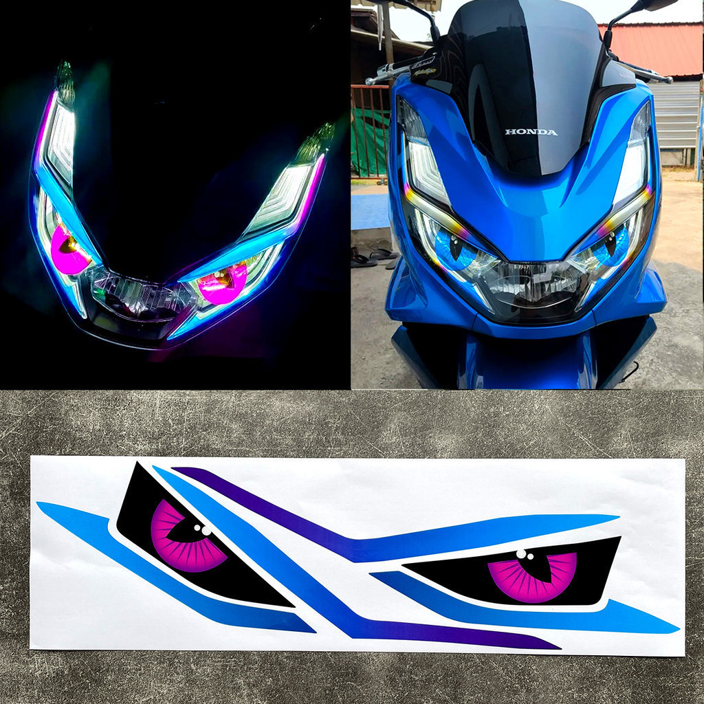 Adesivos De Farol Para Modelo Honda PCX160 PCX 160 2021-2023 , Ajuste Perfeito , Fácil De Instalar , Cores Vibrantes , R
