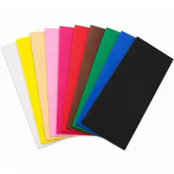 Placa de EVA 40x60cm pacote com 10 cores Gatte
