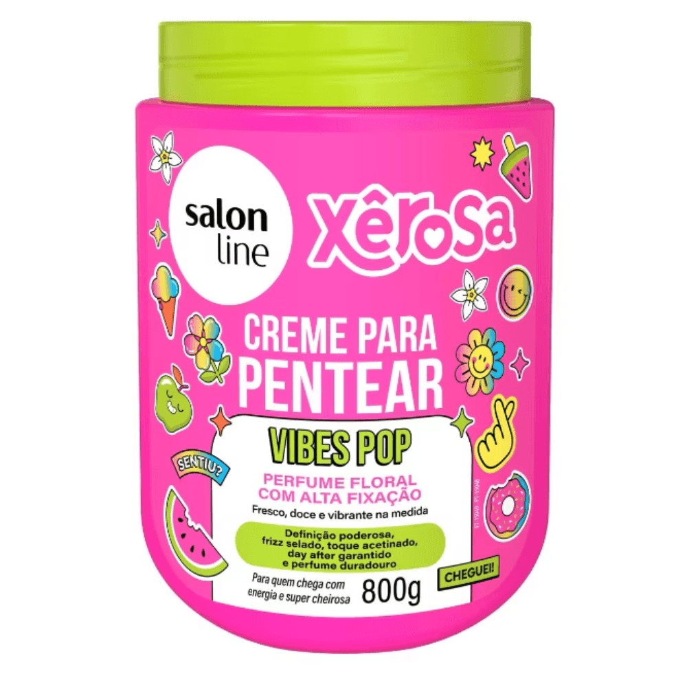Creme para Pentear Salon Line Xêrosa Vibes Pop 800g