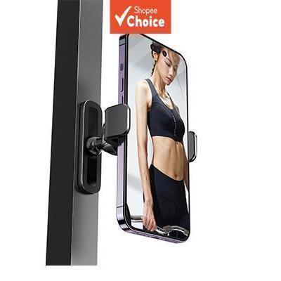 Suporte magnético portátil para telefone para academia, ajustável em 360°, acessórios para equipamentos de fitness para