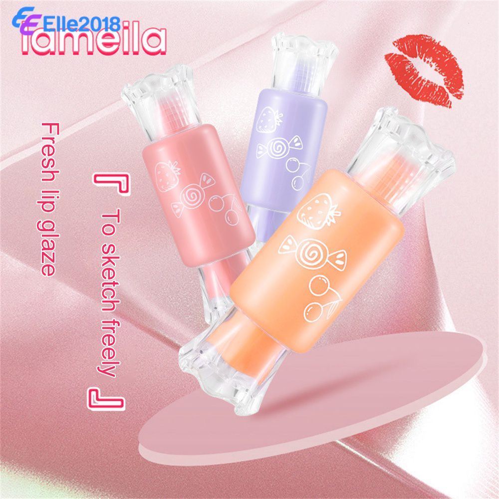 LAMEILA Sensation Hidratante Essencial para a Beleza Batom em Bruma Suave e Moderna, Brilho Labial com Efeito