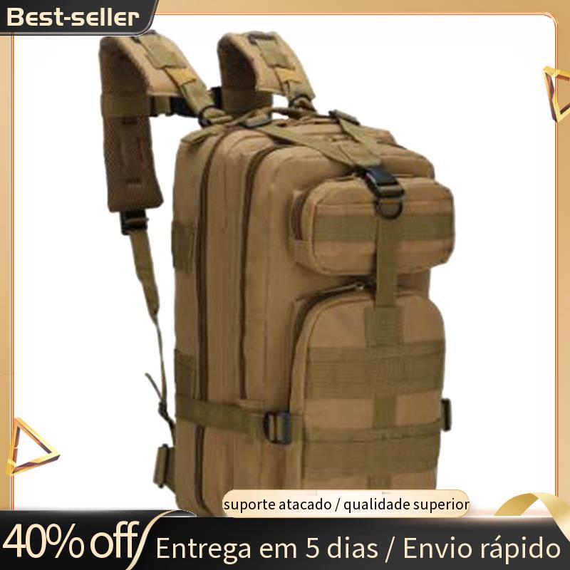 25-30L Lazer Esportes Saco De Viagem Ao Ar Livre Mochila Montanhismo Para Viagens Ciclismo Caminhadas Acampamento Cáqui