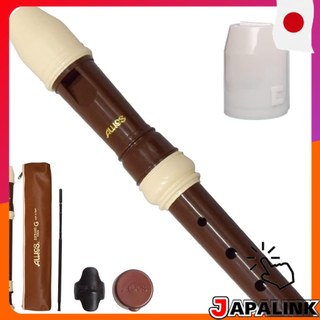 Generic AULOS Soprano Recorder Belcanto Germânico 104A Antibacteriano com Tampa 【Direct from Japan】