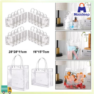 Sacola Transparente Presente PVC Reutilizável 20/40 Peças Embalagem