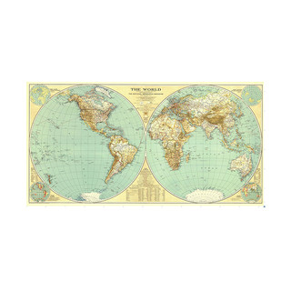 Mapa De Parede Físico Asiático , Pôster Topográfico Detalhado Para Geografia Escolar , Sala De Aula , Escritório , Decor