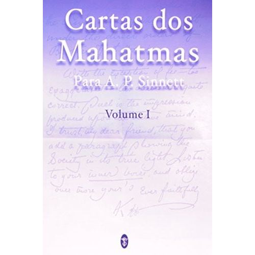 Livro CARTAS DOS MAHATMAS PARA A.P. SINNETT