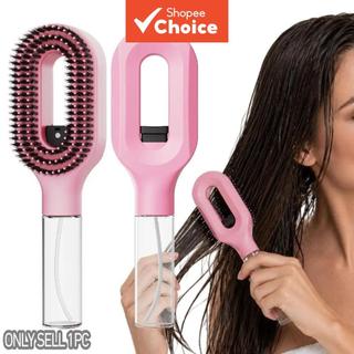 Pente De Cabelo De Névoa Fina 2 Em 1 , Escova De Spray Para Cabelos Grossos E Cacheados Secos Molhados , Mulheres , Meni