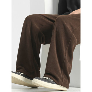 Outono veludo calças masculinas calças casuais outono inverno forro de lã calças retas cordeiro velo Sweatpants calças d