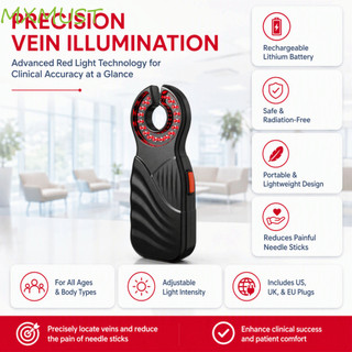 MXMUST Veia Finder , Sem Radiação Visualizador De Veias Confiável , Scanner De LED Recarregável Detector