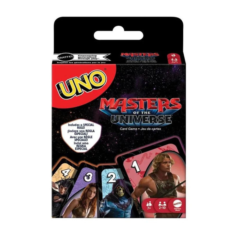 Jogo Uno - Masters Of The Universe - Mattel