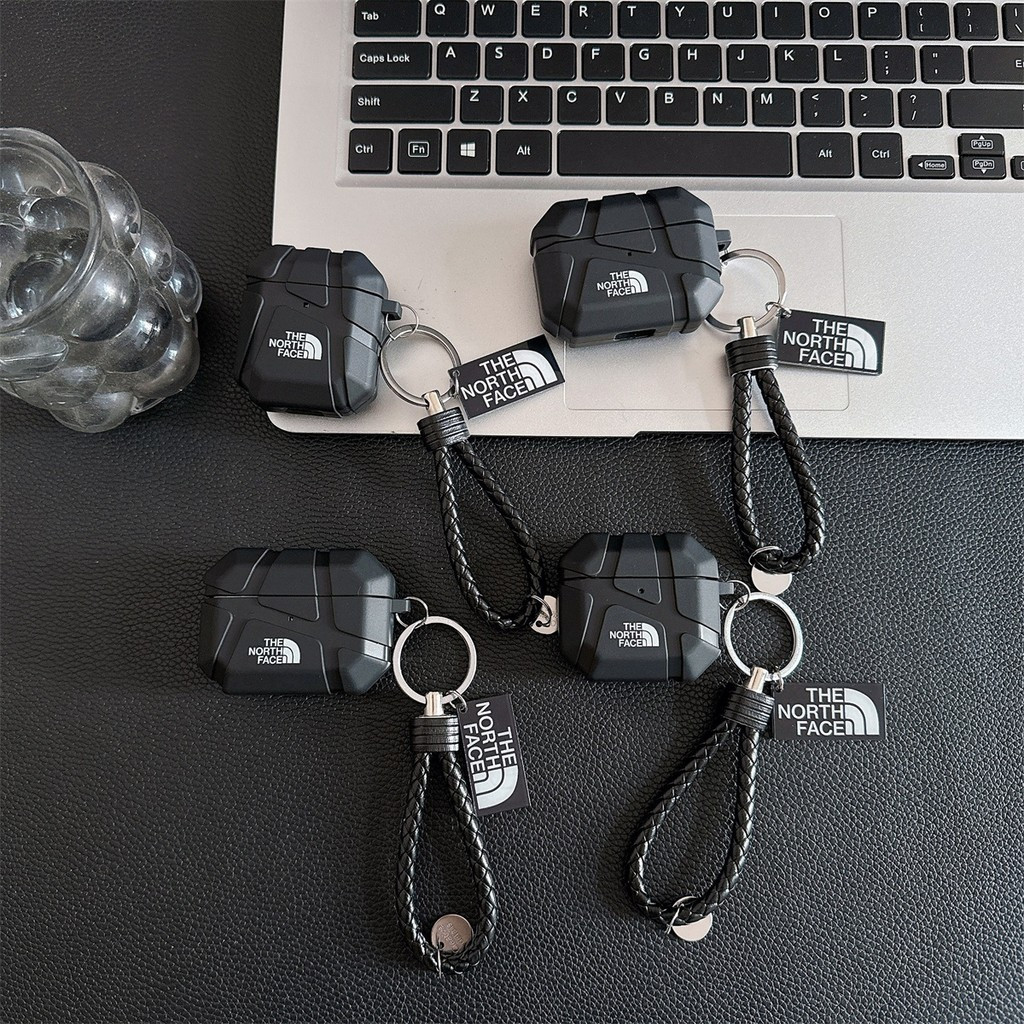 Capa de silicone flexível Meteorito, compatível com AirPods 4 ANC PRO 1/2/3, da marca RFBI.