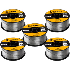 Arame Para Solda Mig Uso Sem Gás 0.8mm - Kit 5 Rolos De 1 Kg