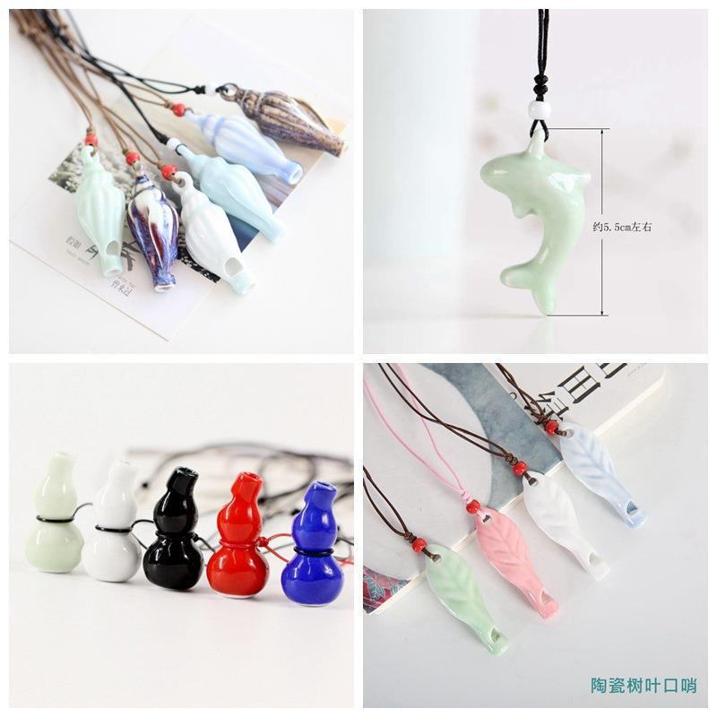Apito de cerâmica para pássaros, apito para latidos de pássaros aquáticos, brinquedo para crianças, presente de cenário,