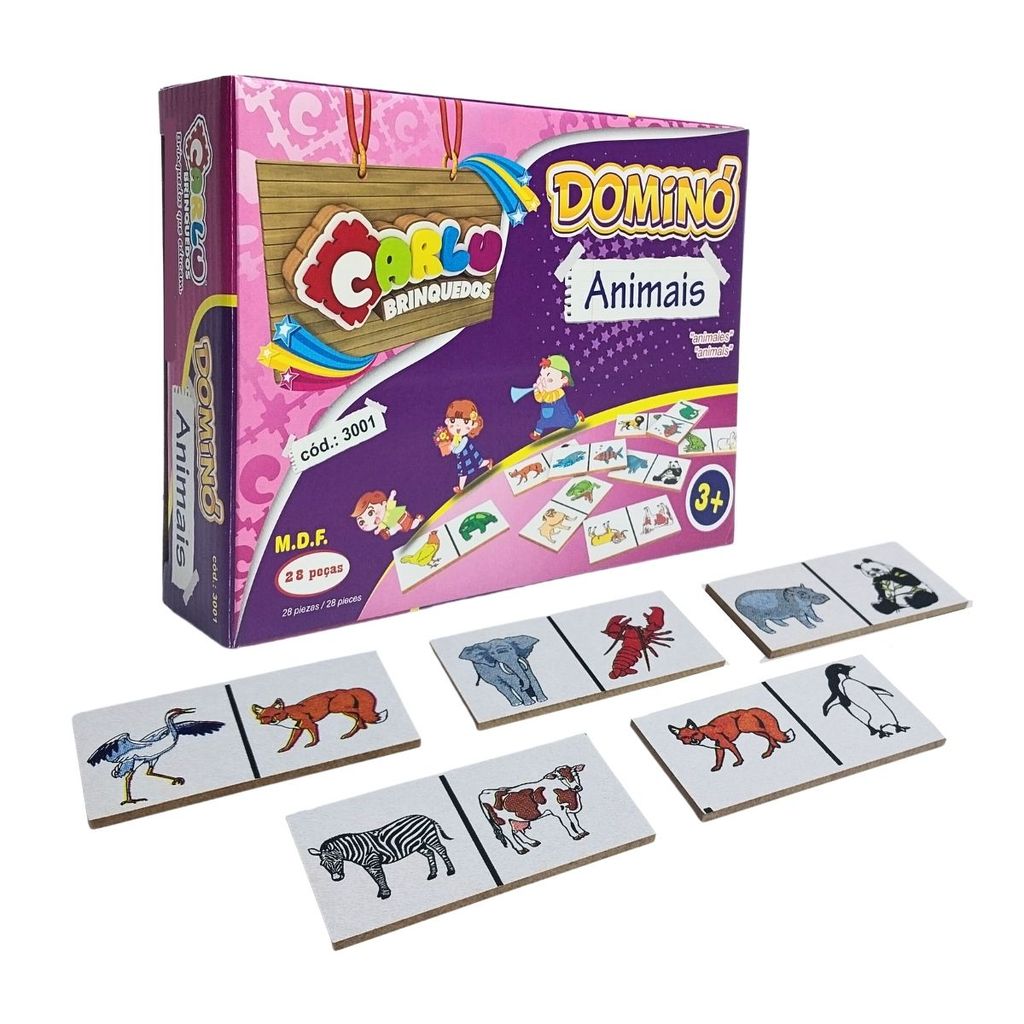 Jogo de Dominó Educativo Carlu