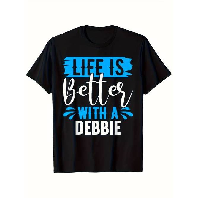 Camiseta Confortável Linda Estilosa Manga Curta Estampada Divertida para Moda Casual Verão Tendência