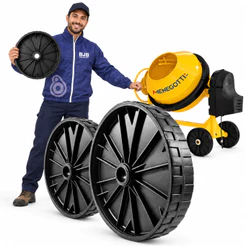 Roda Para Betoneira 250 / 400 Litros Menegotti - 2 Peças